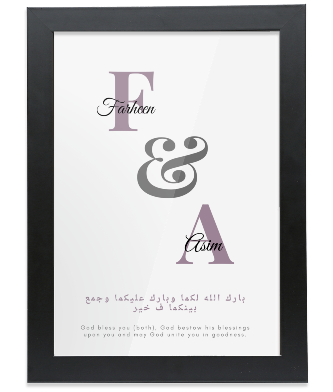 Nikaah gift- Lustre Art Print