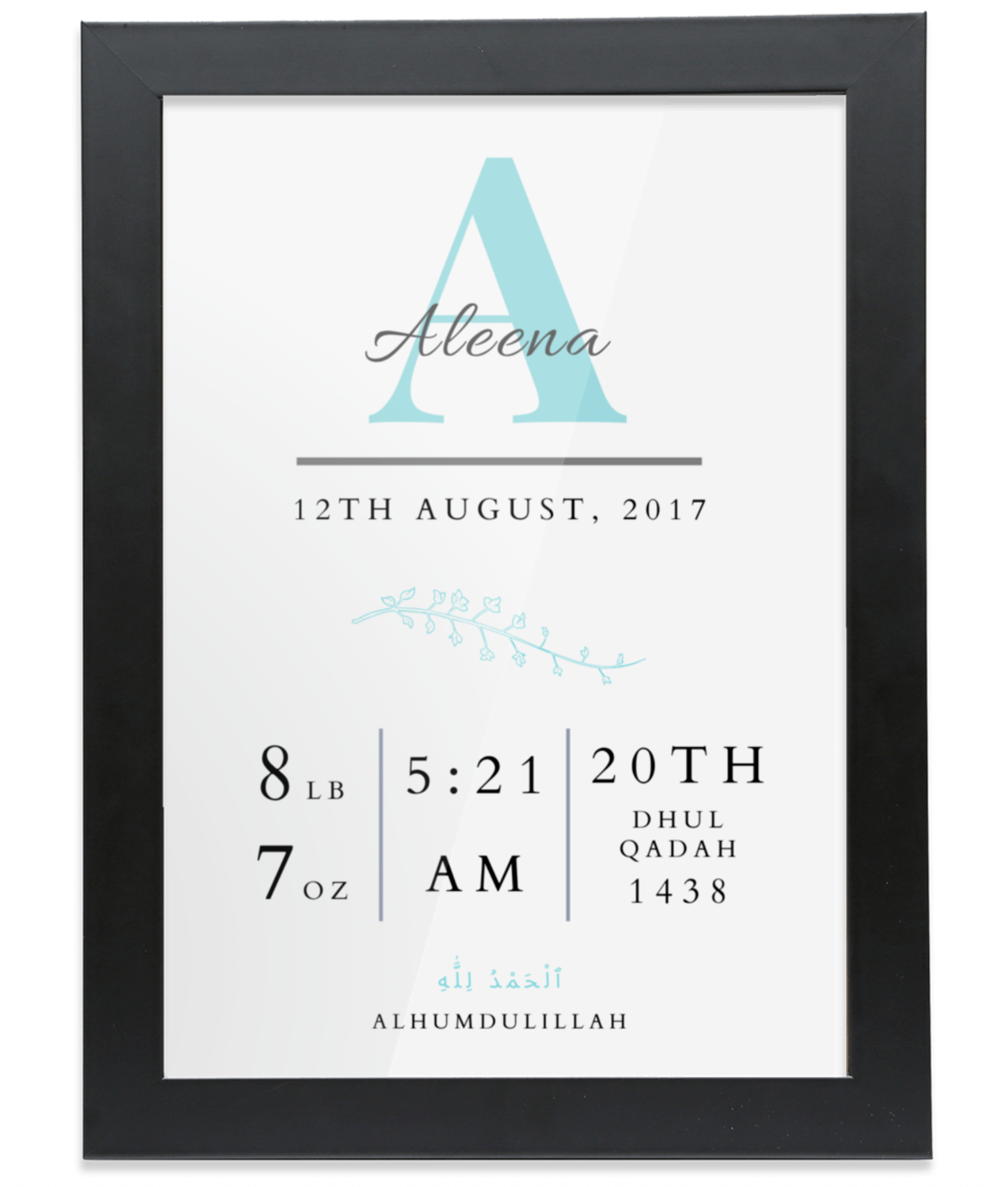 Cute Pastel name print- Lustre Art Print
