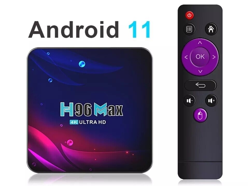 Box TV Android 11.0 H96 MAX - 4G - Compatible EU