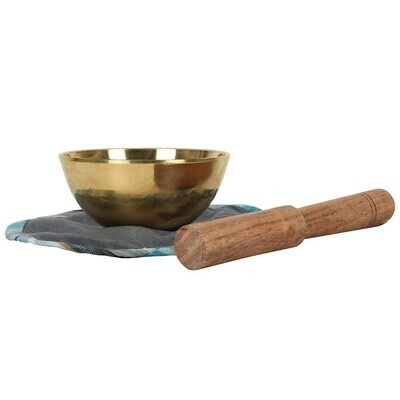 Singing Bowl Polished Brass for Meditation Buddhism and Chakra