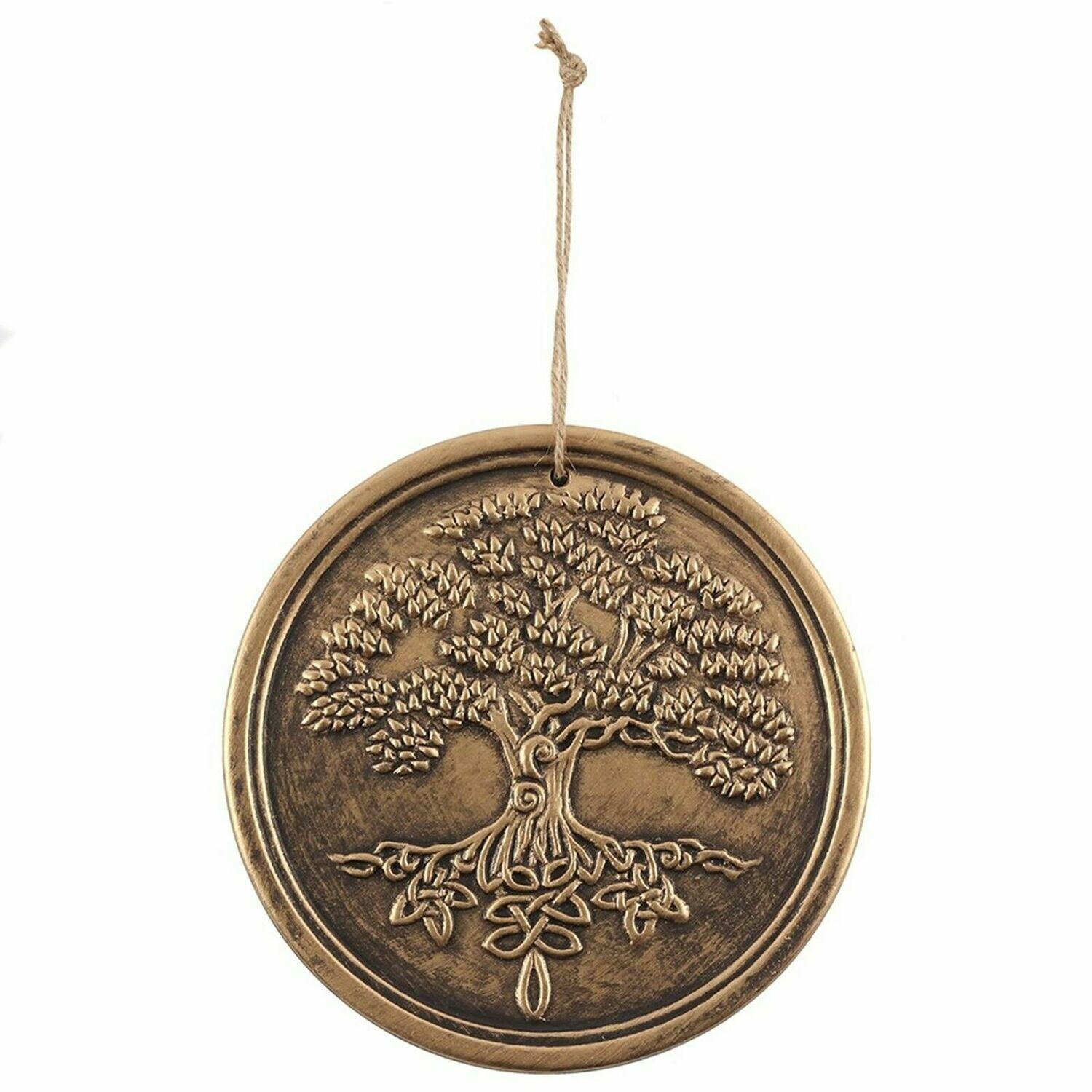 Bronze plaque signs UK Tree of Life Plaque - by Lisa Parker Terracotta Copper Garden Wiccan