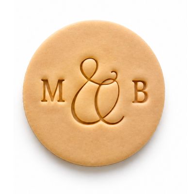 Gepersonaliseerde Koekjesstempel met Initialen (2 Letters)