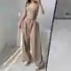 High Waist Stacked Pants