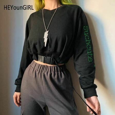Punk Casual Hoodies Women