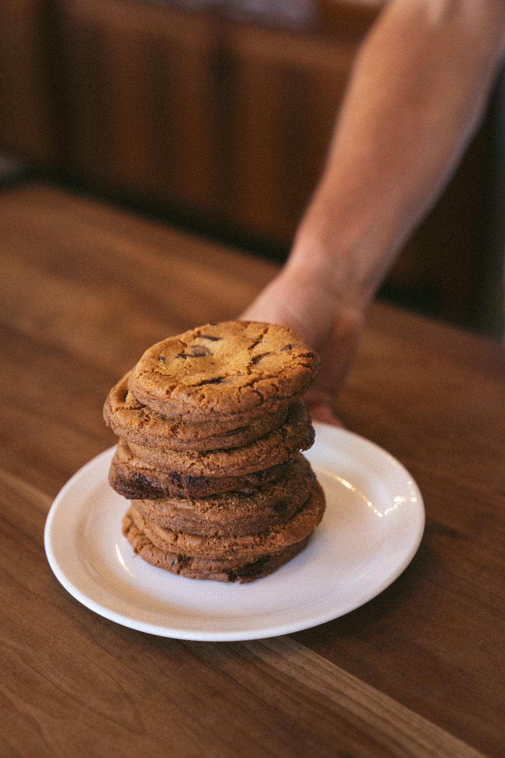 Biscuit aux brisures de chocolat
