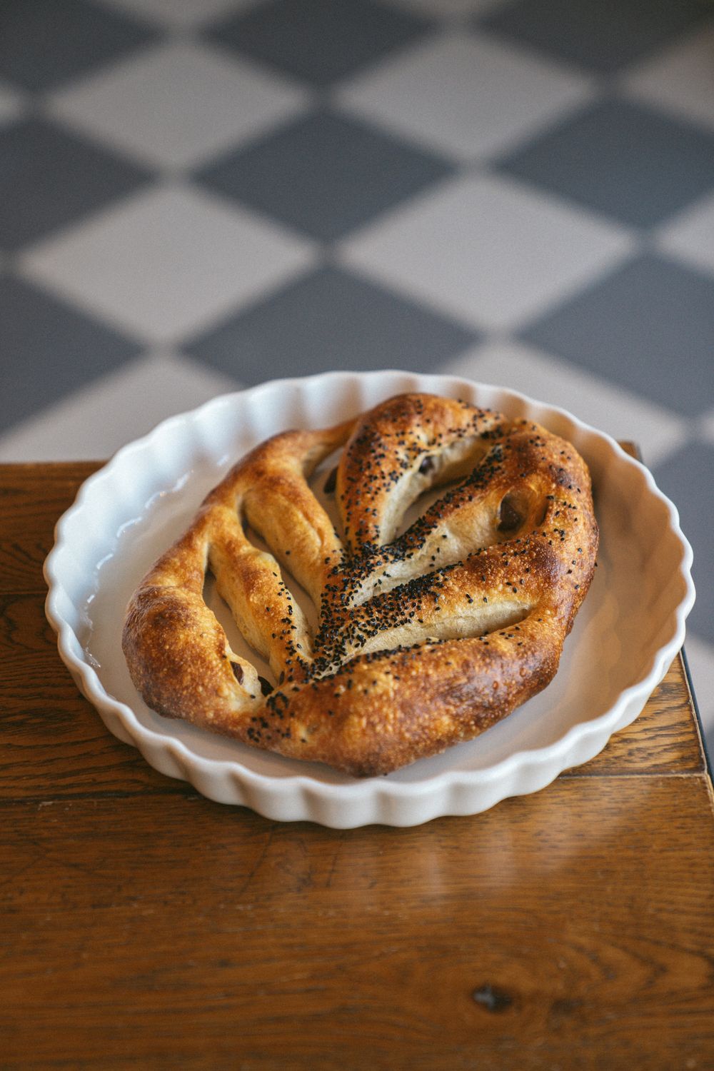 Fougasse aux olives, romarin et huile de tournesol