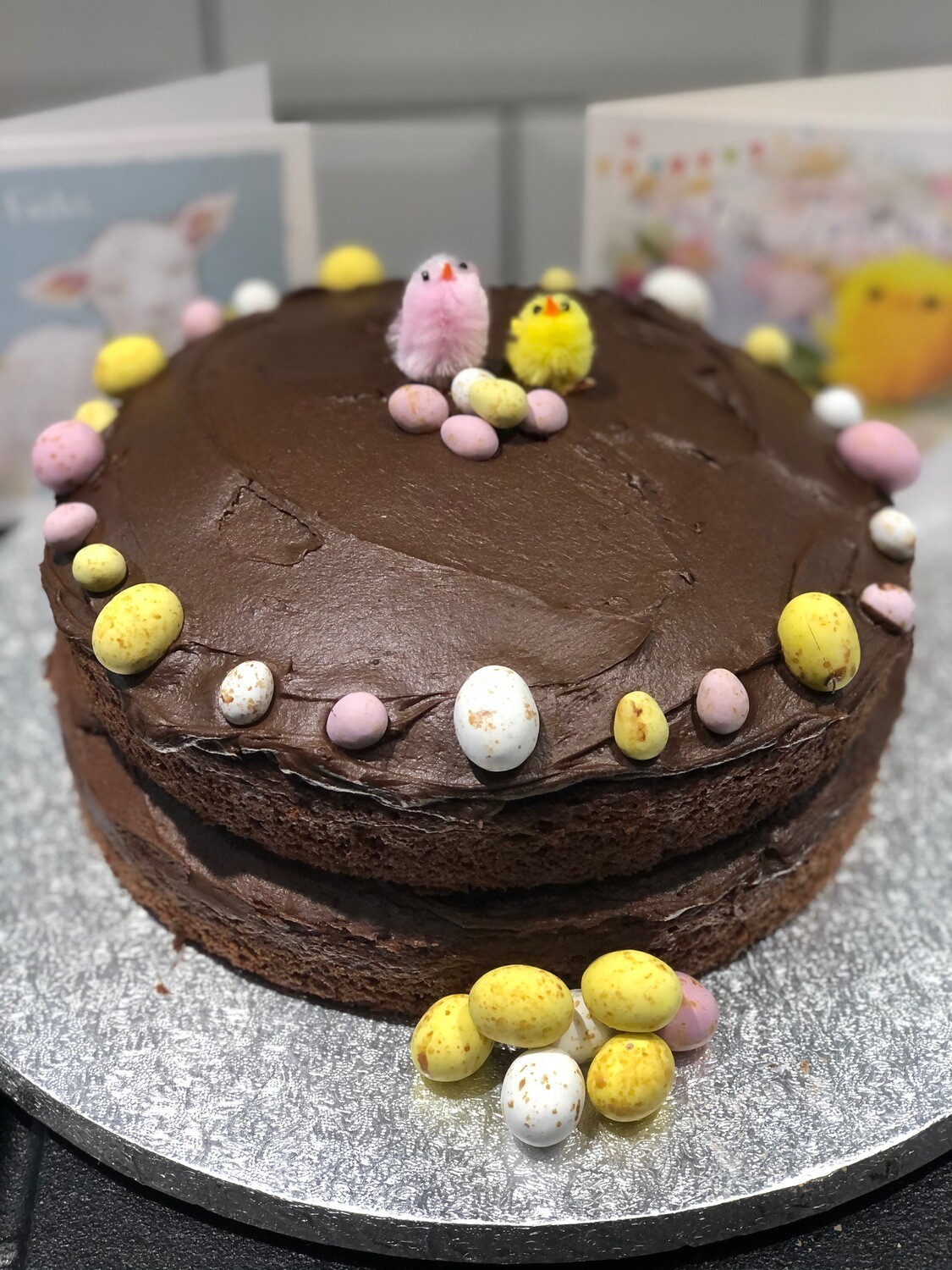 Easter Cake - Chocolate Fudge Style