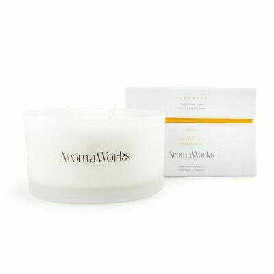 AromaWorks Serenity Candle 3-wick Large Burning Time 40 Hours