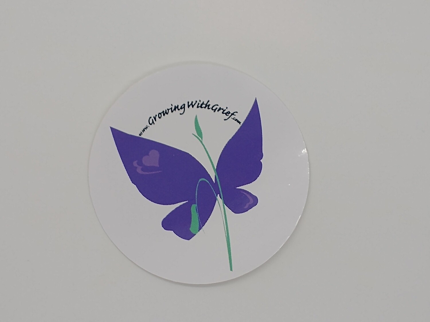 Growing with Grief Sticker