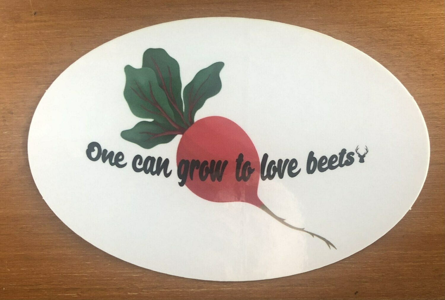 One Can Grow to Love Beets Frederick Chilton Sticker