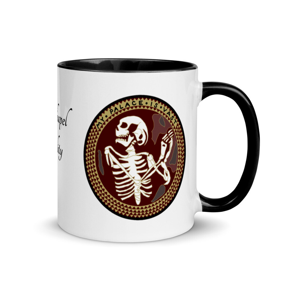 The Norman Chapel Skeleton Hannibal Mind Palace Mug with Color Inside