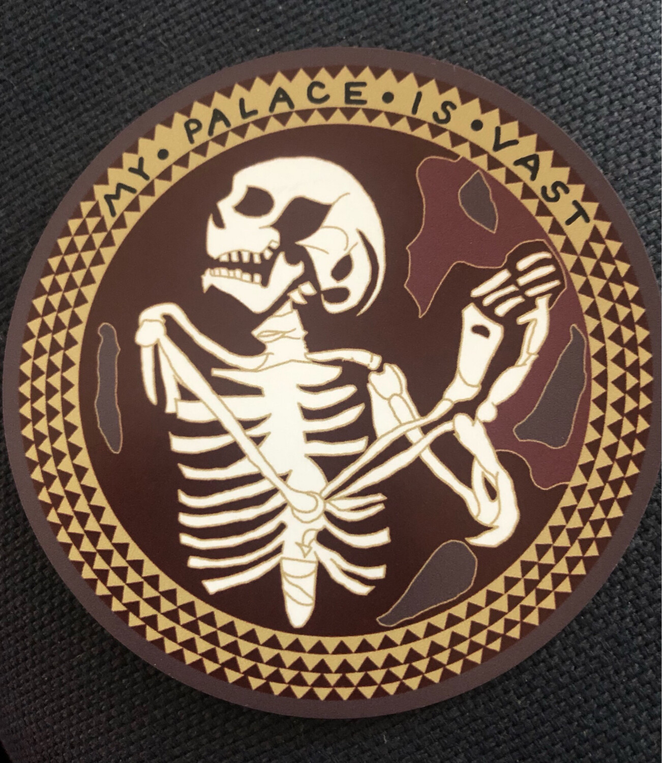 The Norman Chapel Skeleton Hannibal Mind Palace Magnet