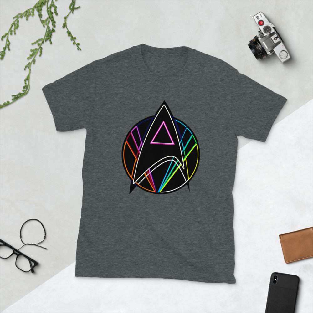 Pink Triangle Queer Star Trek Short-Sleeve Unisex T-Shirt