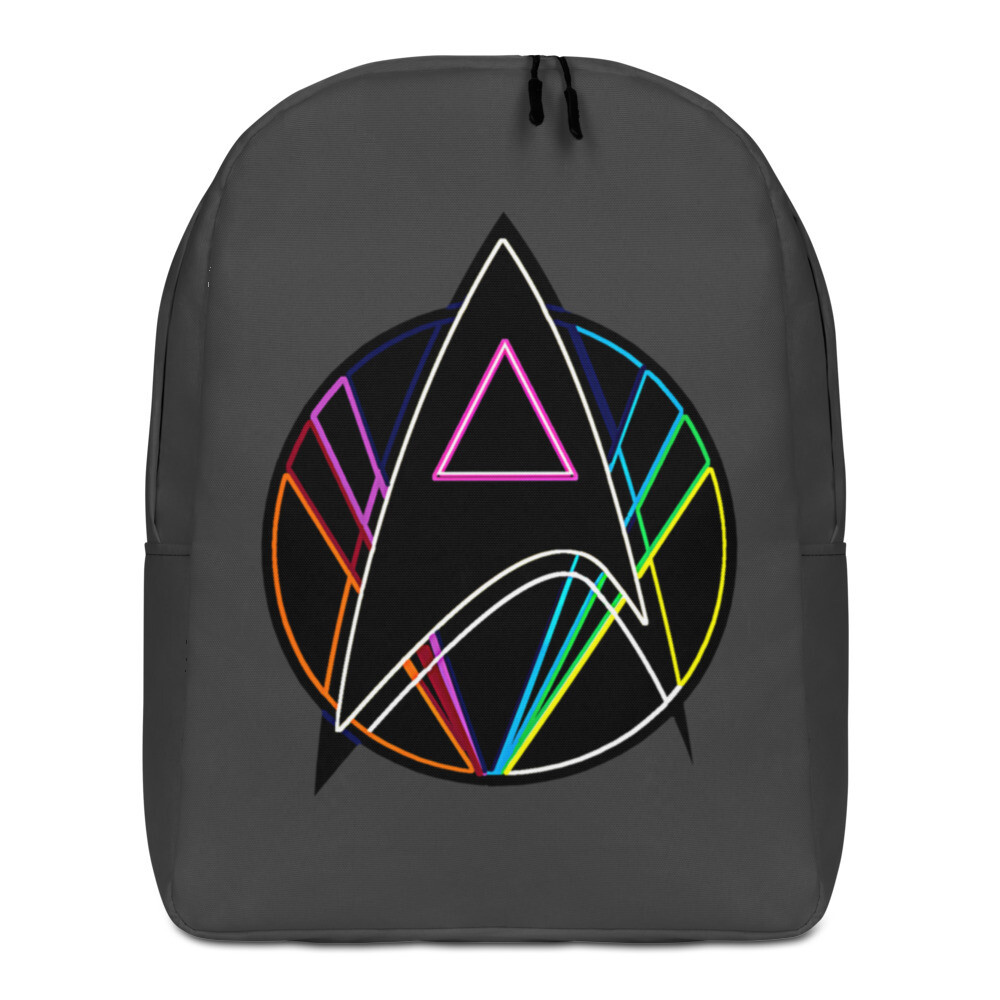 Pink Triangle Queer Star Trek Minimalist Backpack
