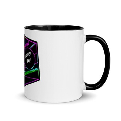 Fully Automated Luxury Gay Space Communism Star Trek Mug with Color Inside, Color: Black