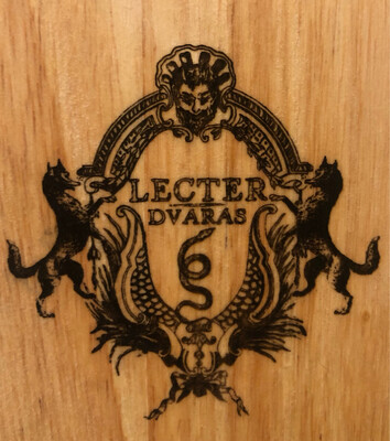 LECTER DVARAS Hannibal Family Crest Laser Engraved Charcuterie Board
