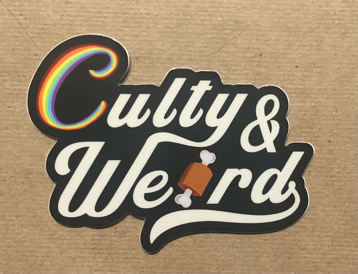 Culty & Weird Die Cut Sticker