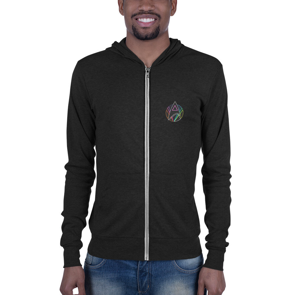Gay Star Trek Front and Back Design Unisex zip hoodie
