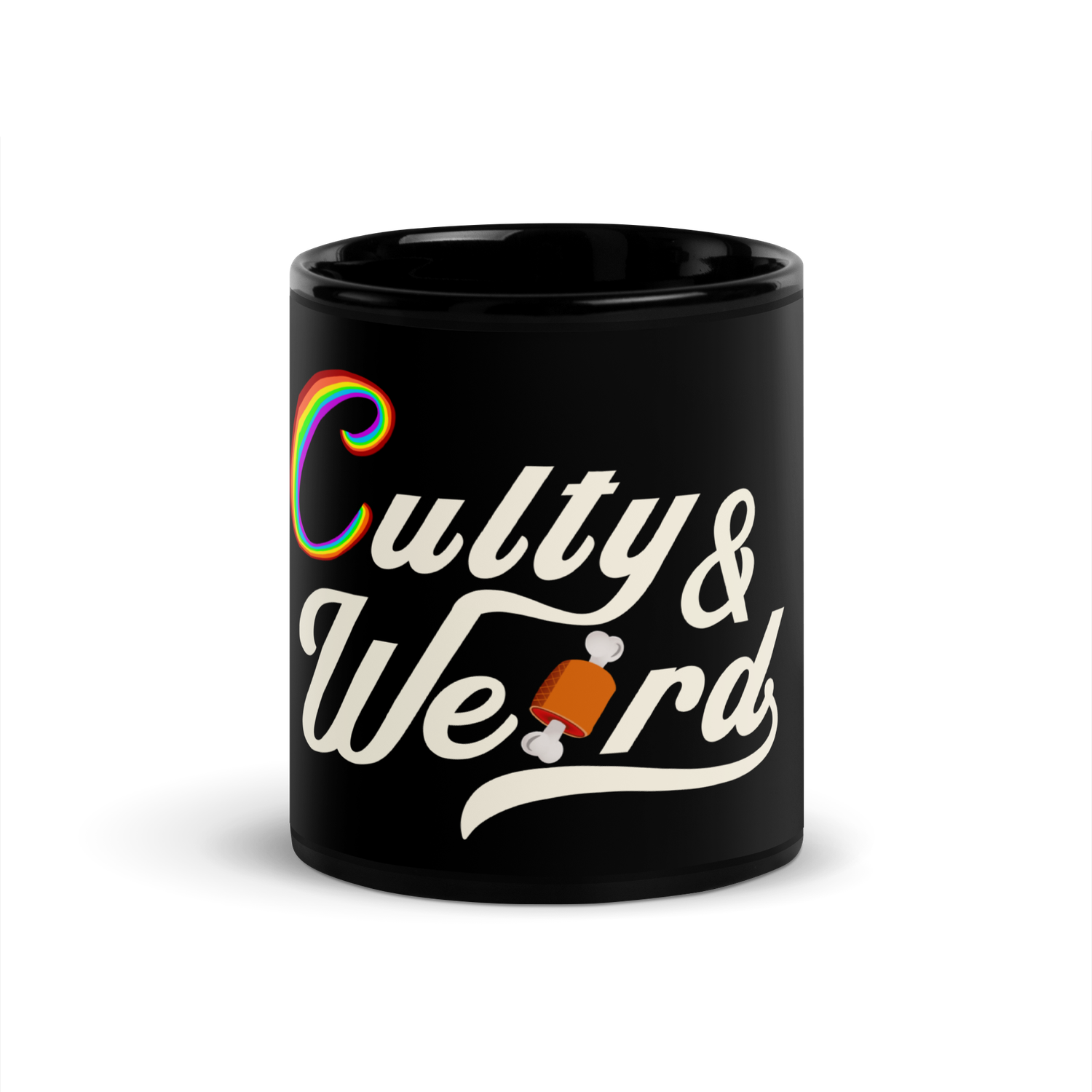 Hannibal Culty &amp; Weird Black Glossy Mug