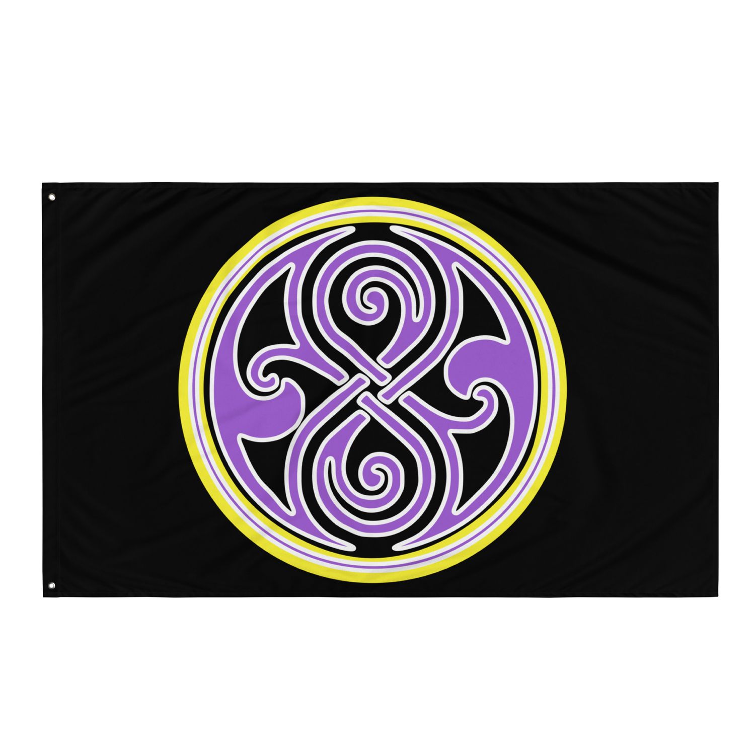 Seal of Rassilon Nonbinary Pride Flag