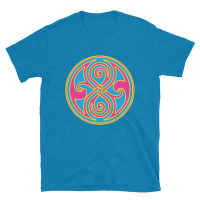 Pan Pride Seal of Rassilon Doctor Who Short-Sleeve Unisex T-Shirt