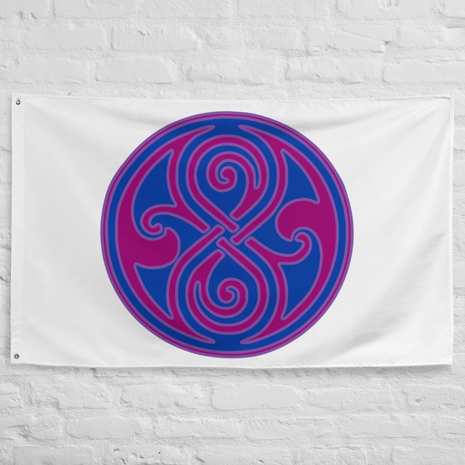 Seal of Rassilon Bi Pride Flag