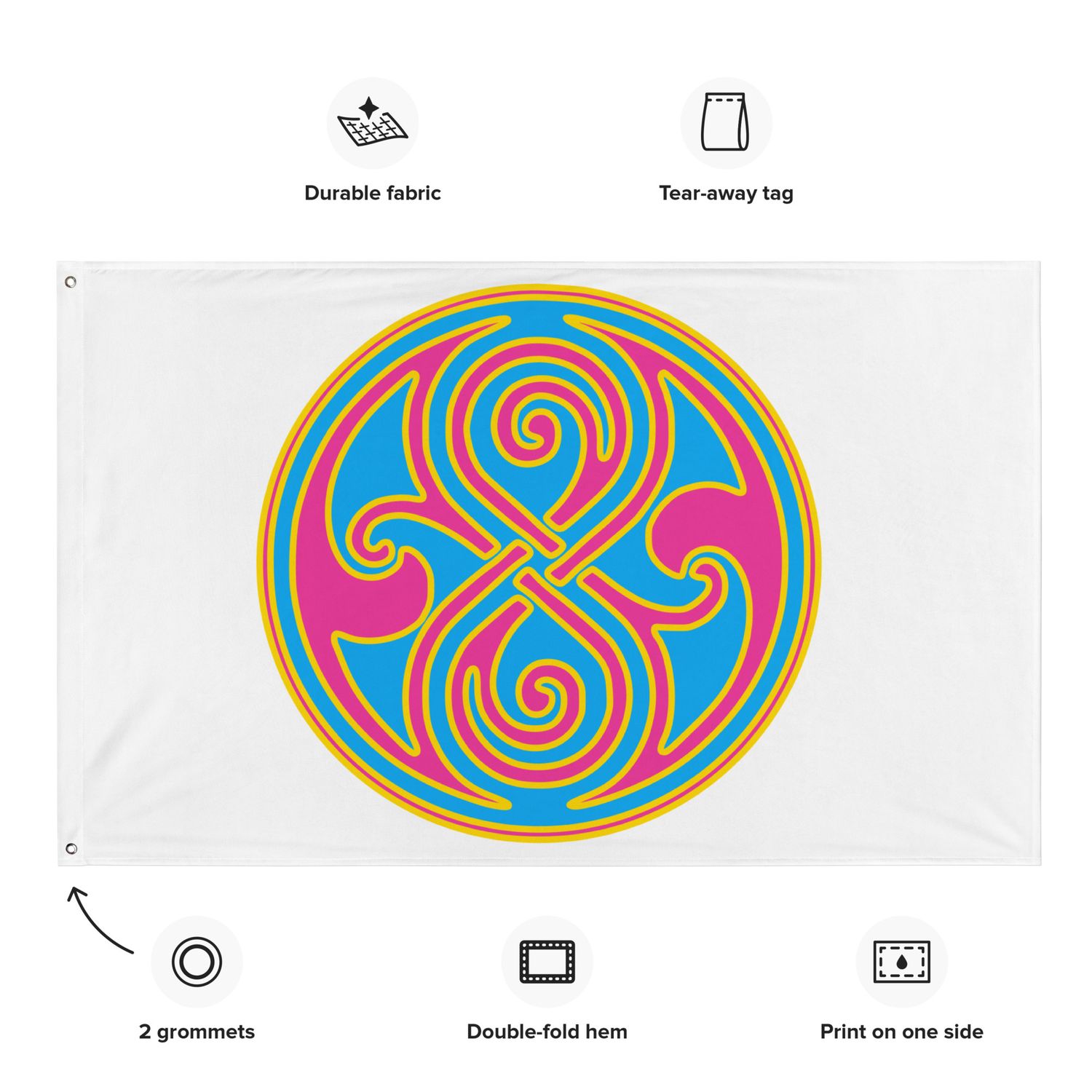 Seal of Rassilon Pan Pride Flag