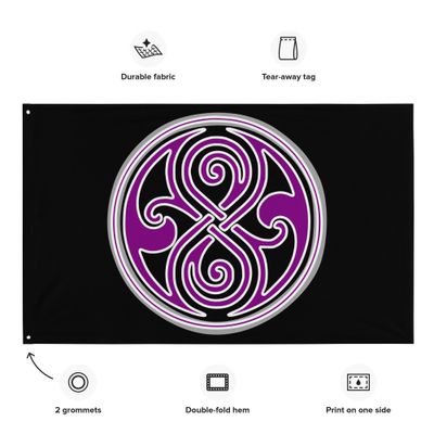 Seal of Rassilon Ace Pride Flag