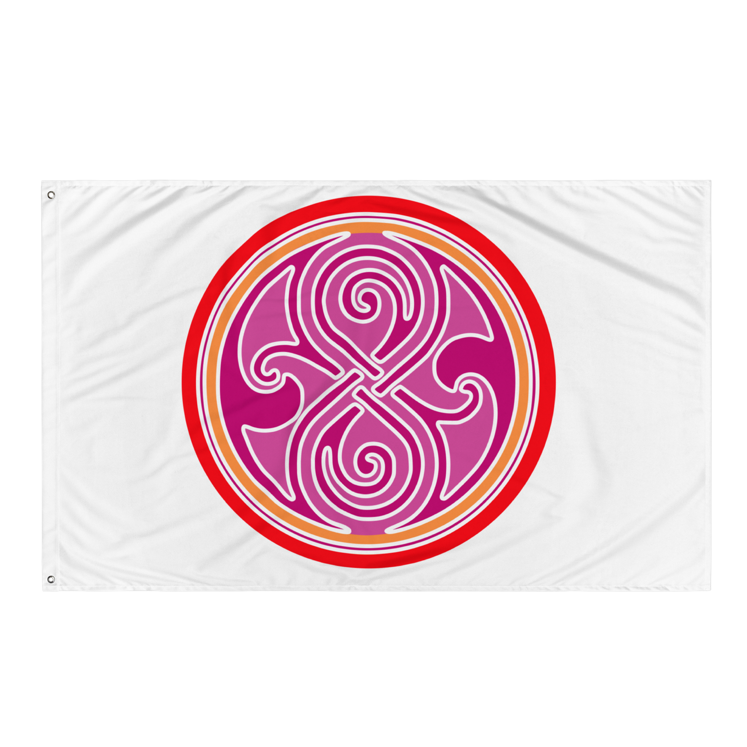 Seal of Rassilon Lesbian Pride Flag