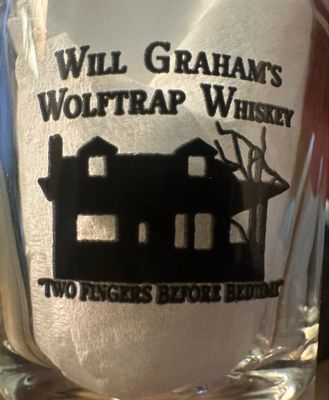 Will Graham’s Wolftrap Whiskey Shot Glass