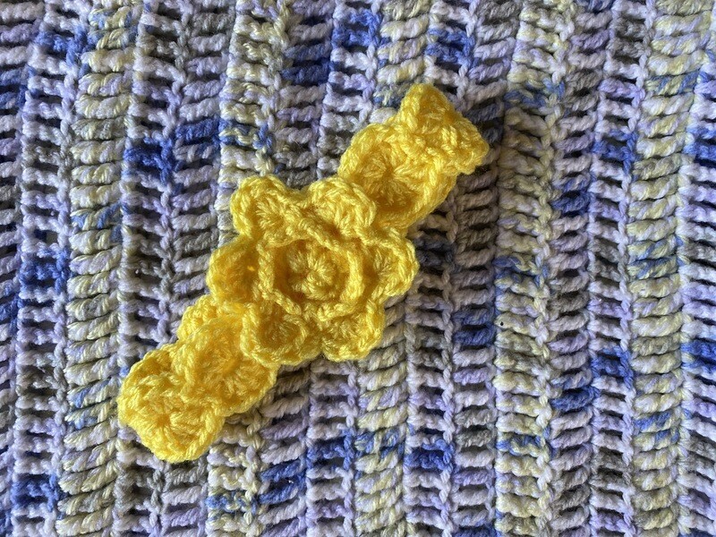 Yellow Headband With Flower 