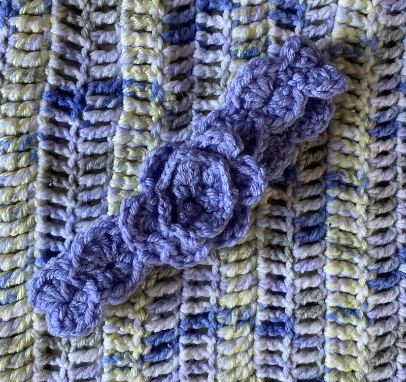Periwinkle Headband With Flower