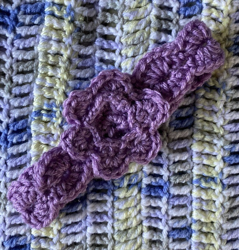 Light Purple Headband With Flower