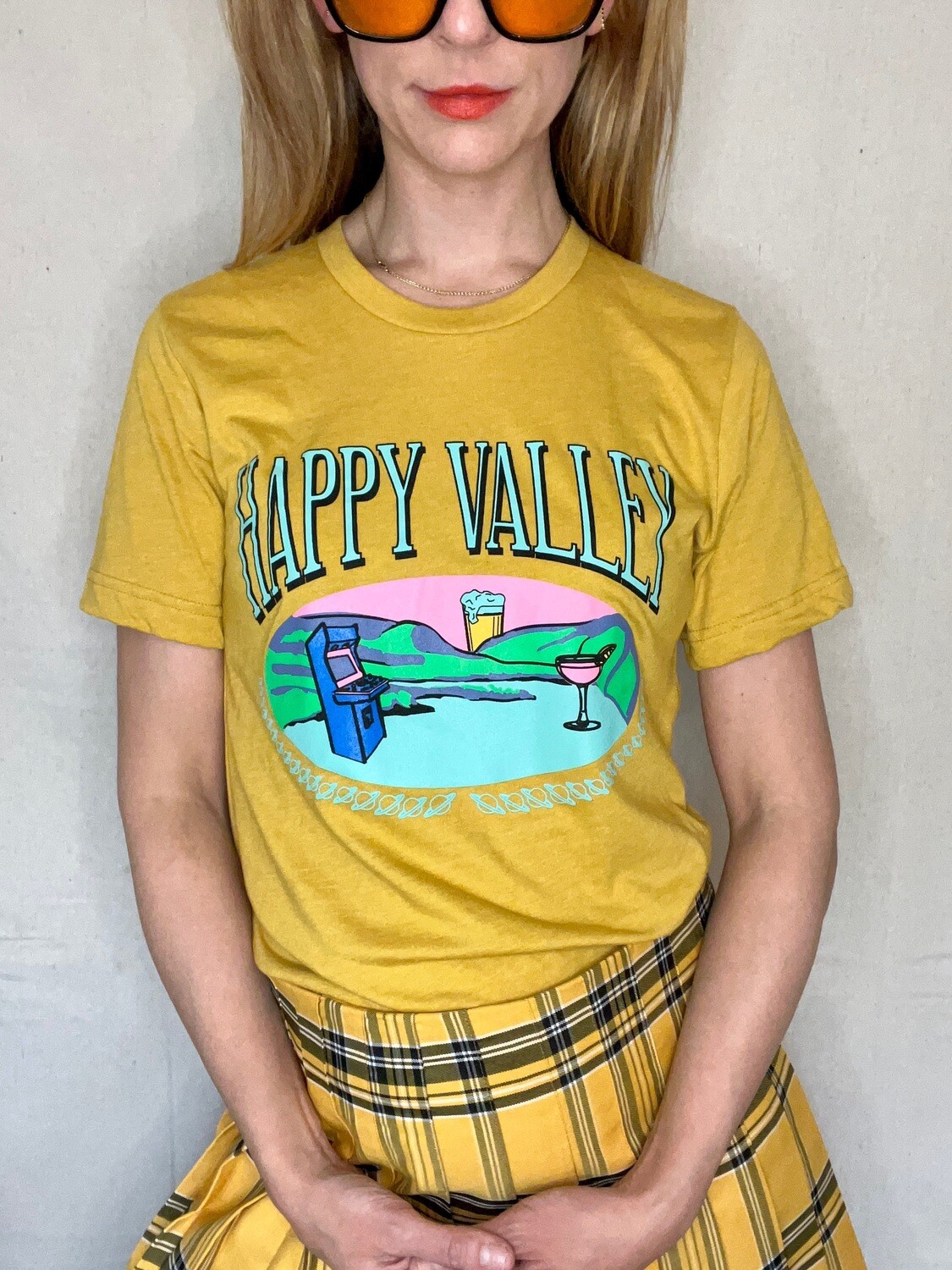 Hudson Valley Logo T-Shirt - Yellow