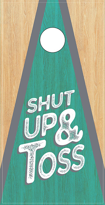 Shut Up & Toss - Green Inside