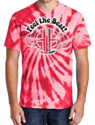 Red Tie-Dye Port & Company Short Sleeve T-Shirt with Red Tie-Dye Port & Company Short Sleeve T-Shirt with