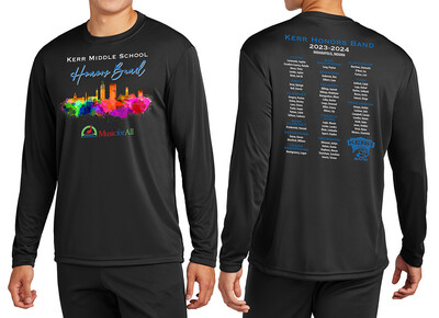2024 Kerr Honor Band "Music For All" Indianapolis
Long Sleeve Moisture Wicking T-Shirts