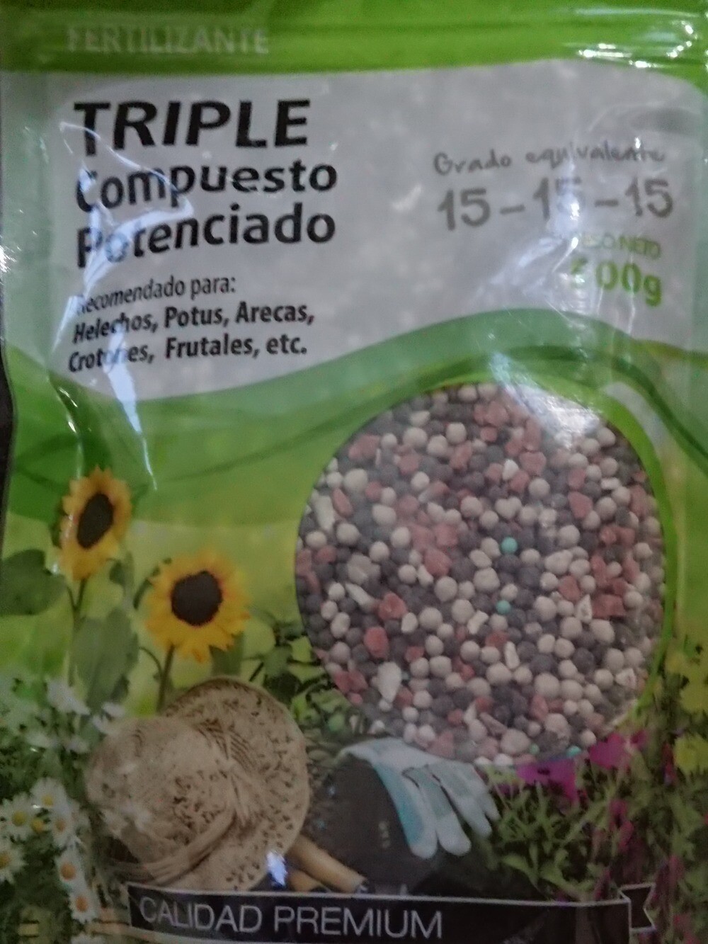 Fertilizantes Triple 15 NPK Fertilizante Compuesto Potenciado