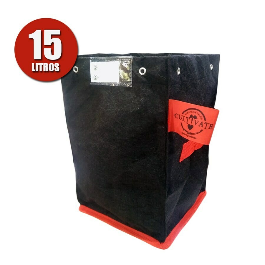 CULTIVATE MACETA GEOTEXTIL 15LTS.