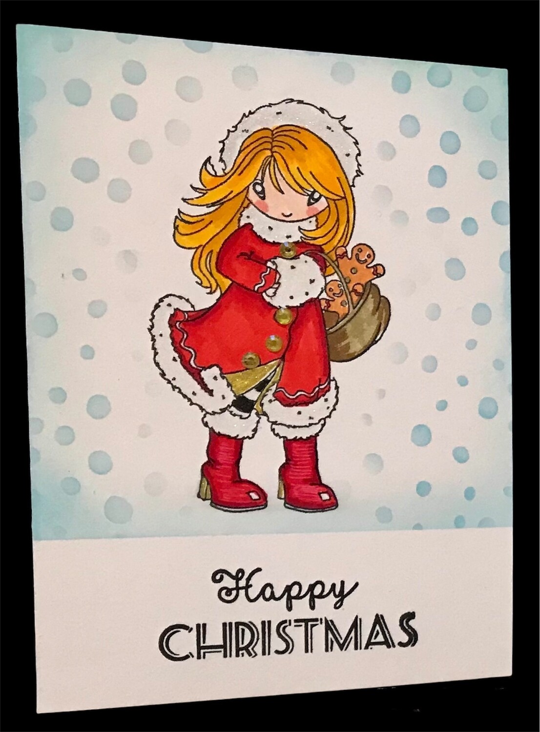 CHRISTMAS/ GIRL IN SNOW