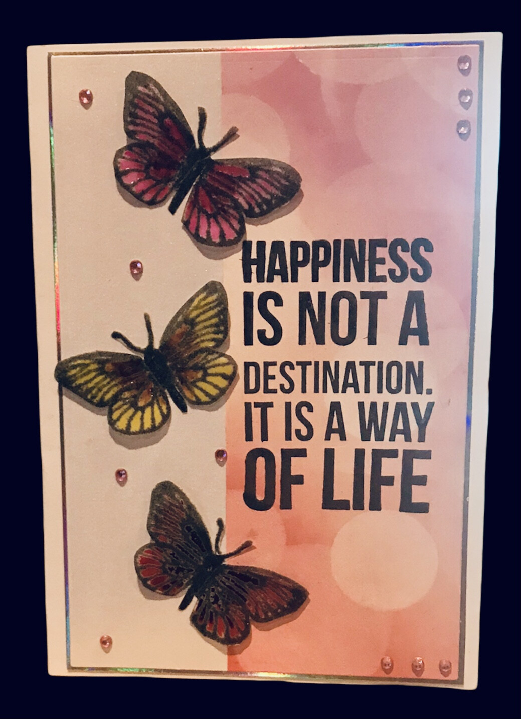 HAPPINESS IS A WAY OF LIFE