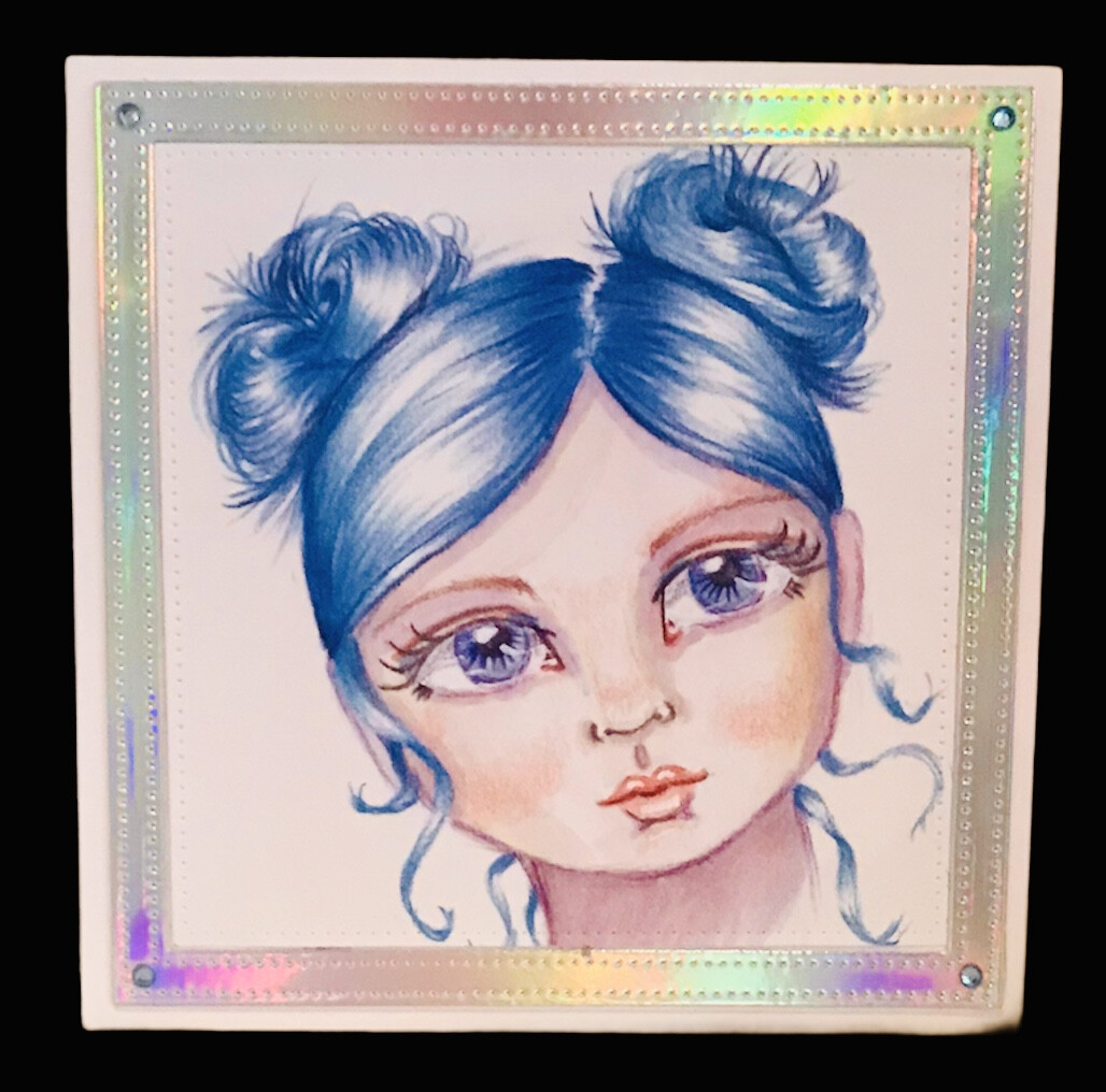 FUN FACE/ BLUE TOPKNOTS