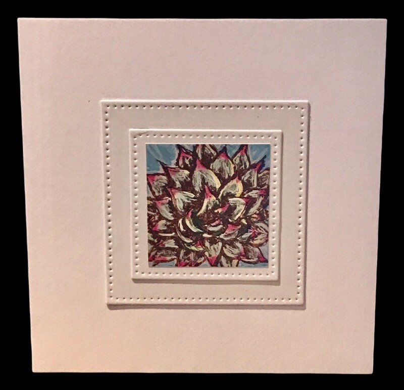 NOTECARD/ SUCCULENT