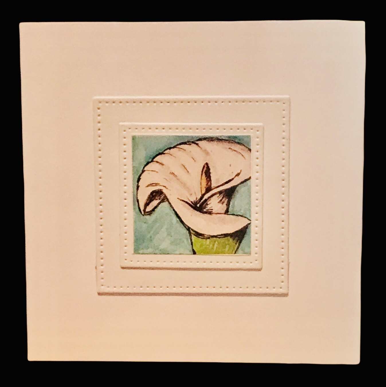 NOTECARD/ CALLA LILY