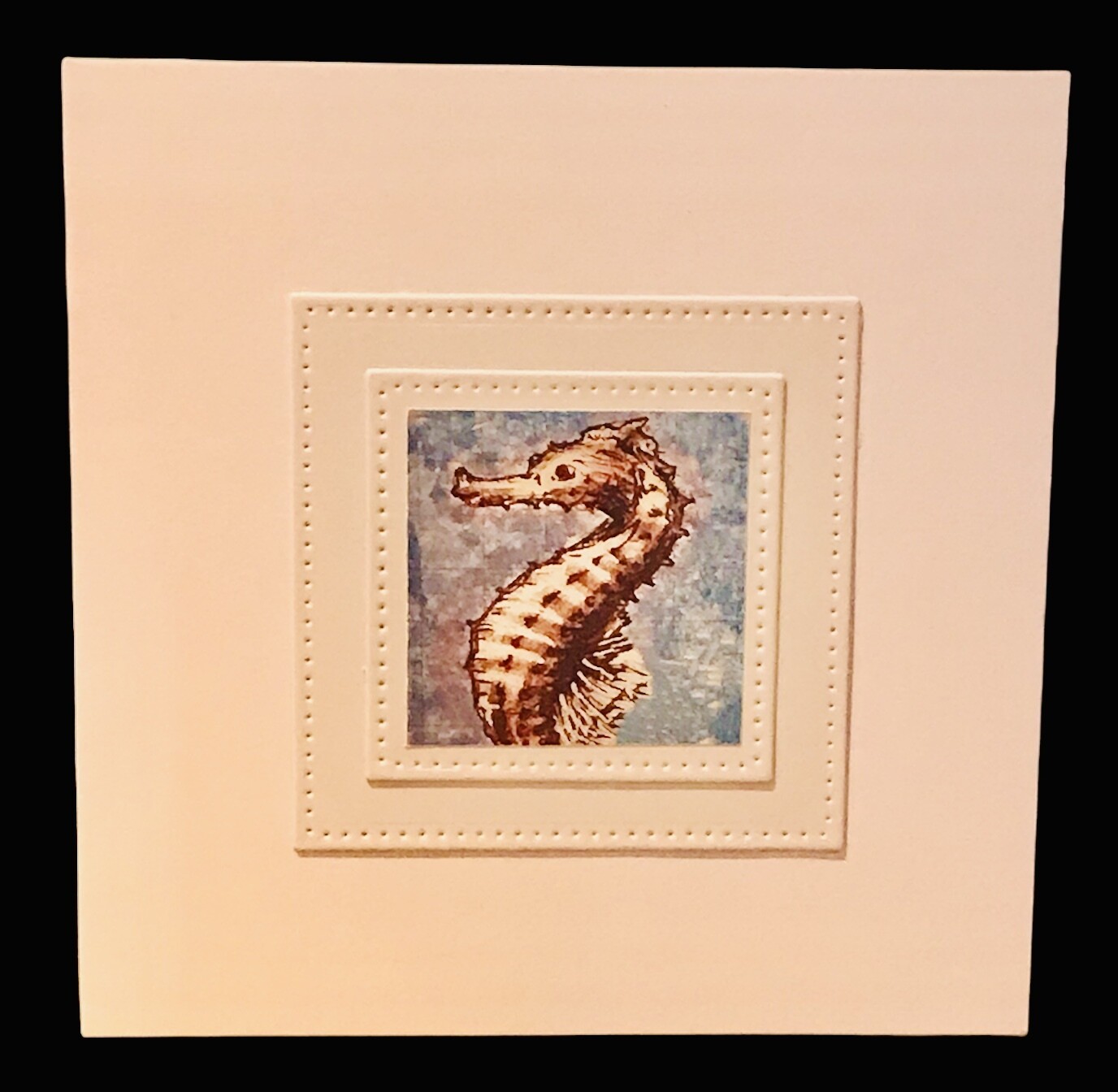 NOTECARD/ SEAHORSE