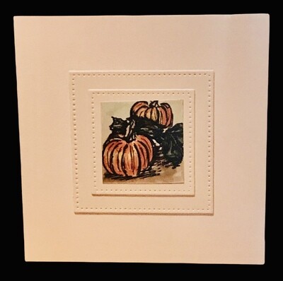 NOTECARD/ PUMPKINS
