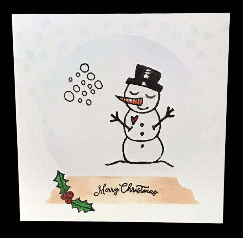 XMAS SNOWGLOBES Pack of 6 assorted