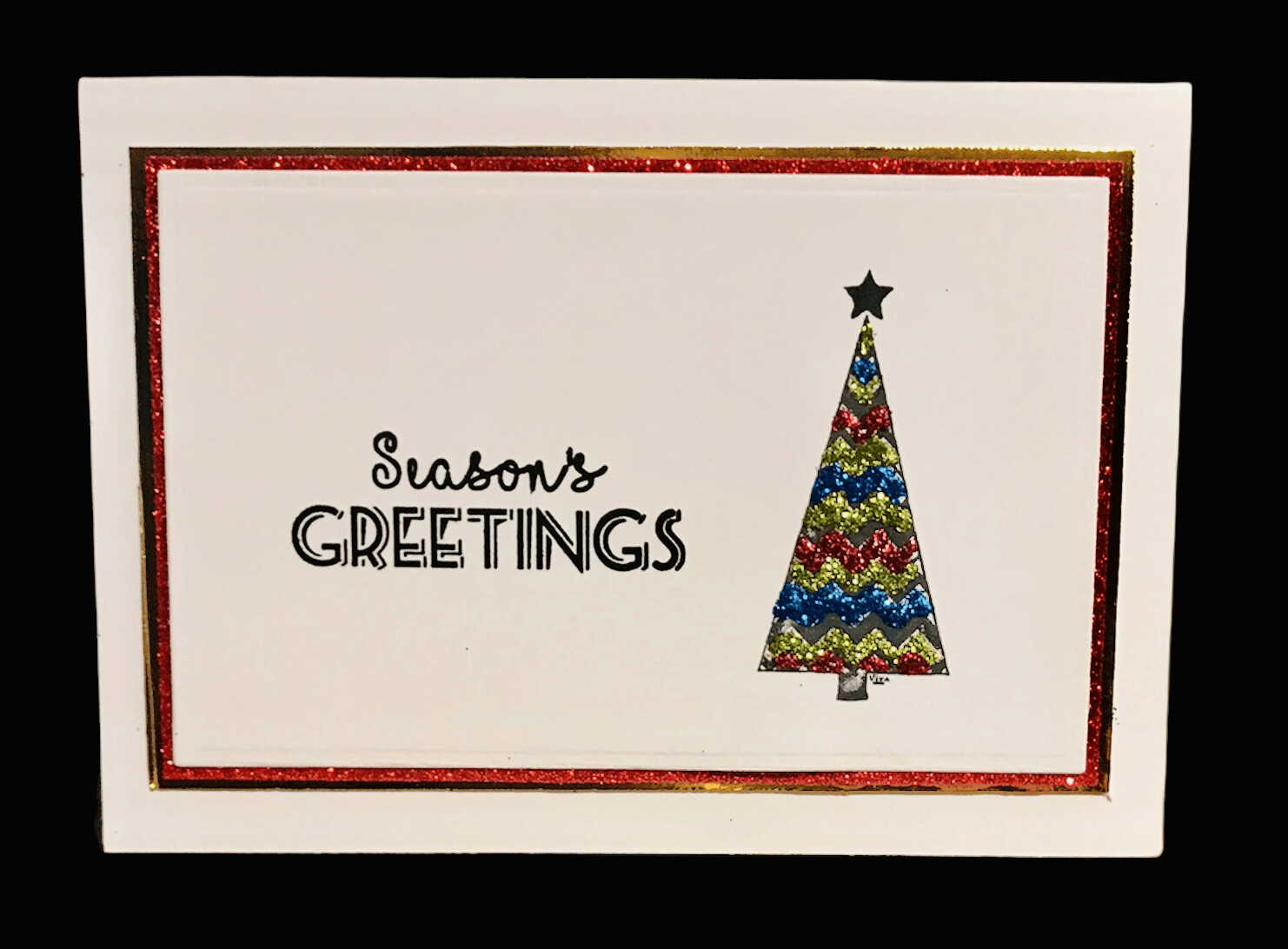 XMAS/ GLITTER DECO TREE 2