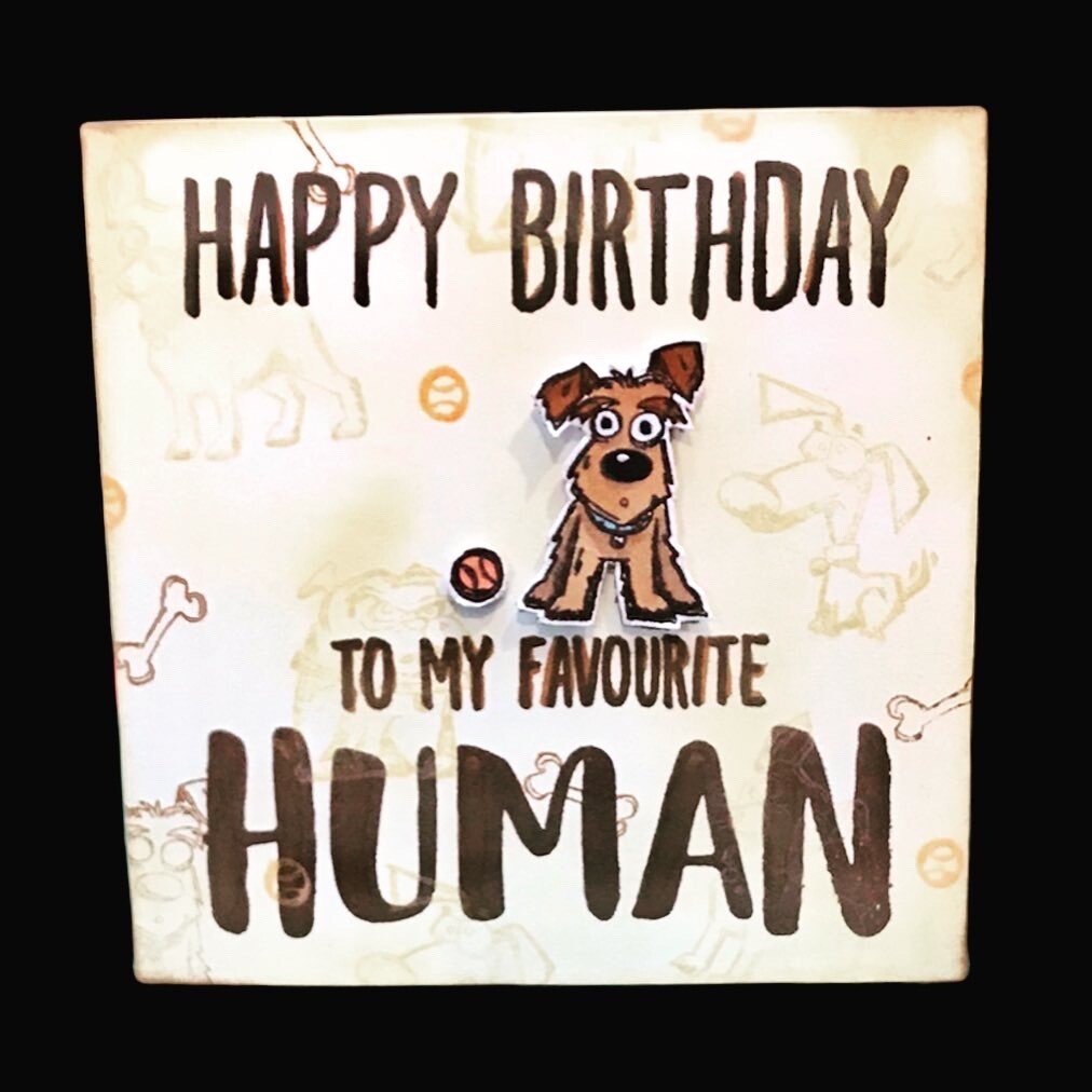 HAPPY BIRTHDAY FROM DOG