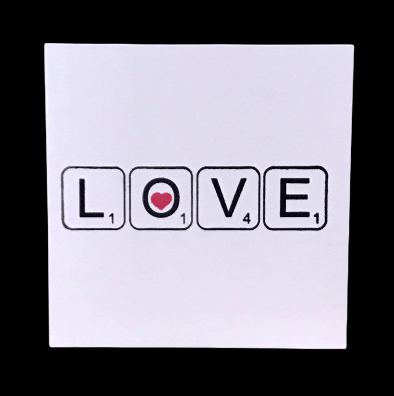LOVE/ SCRABBLE TILES